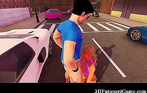 3D Futanari Street Whore!