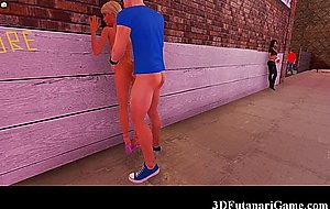 3D Futanari Street Whore!