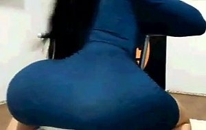 Culo en la webcam