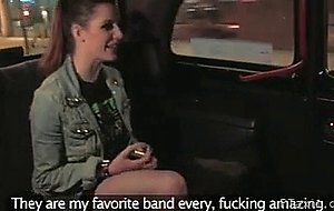 Twenty one years old amateur fuck in taxi