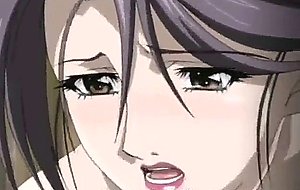 Horny anime milf takes teen cock