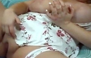 Curvy Woman Masturbates