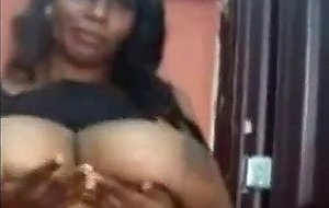 Big,bouncy,black tits