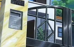 Horny anime milf takes teen cock