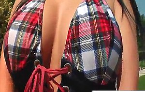 Virginia's has natural tits that bounce during fucking