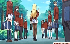 Monster boobs hentai coed group fucking