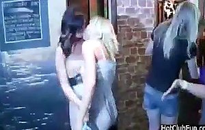College Girls Kissing And...