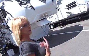 Alysha's love fuck in a bus