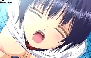 Anime angel with huge breasts