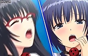 Anime angel with huge breasts