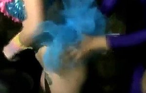 College amateur hottie getting rocked at outdoor rave p