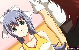 Hentai schoolgirl gives tittyfucks