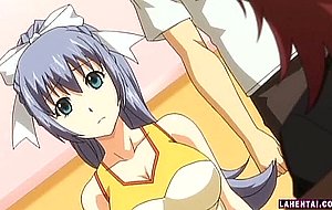 Hentai schoolgirl gives tittyfucks