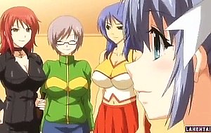 Hentai schoolgirl gives tittyfucks