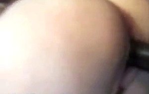 Bound Hubby Sees Wife Go Black
