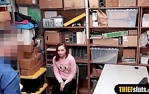 Chubby redhead with small tits fucked 