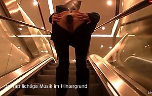 Mom and anal plug in public 