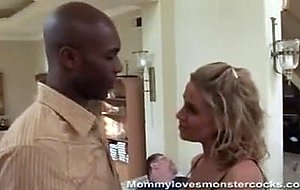 Blonde mom Kylie gets fucked and fed with jizz by ...