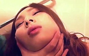 Sleepy teen gets sucked