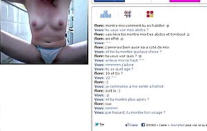 French girl on webcam  