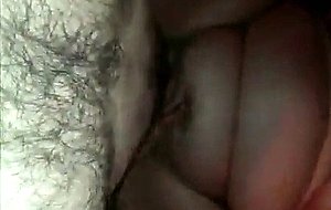 Horny fat milf closeup sex