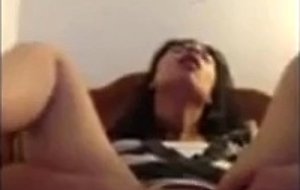 Hot arab girl masturbating on webcam  