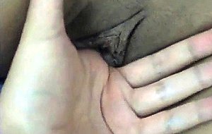 Exhibitionist wet pussy fingered on camera 
