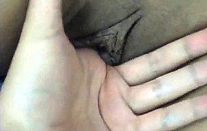 Exhibitionist wet pussy fingered on camera  