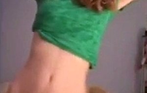 Sexy periscope striptease and dance