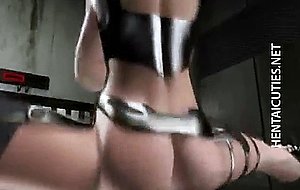 Busty 3d anime slave gets fucked