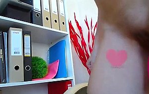 Amazing show by a busty teen 