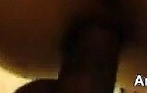 Amateur couple doing anal at home