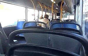 Sucking dick and fucking in public bus 