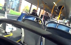 Sucking dick and fucking in public bus 