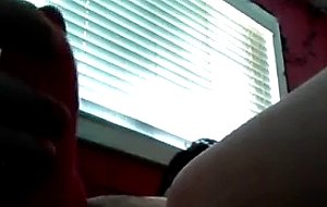 Fat teen pig cums on toy 