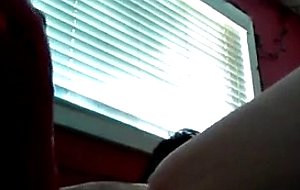 Fat teen pig cums on toy 