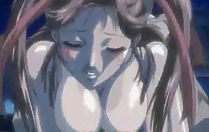 Pretty hentai girl bareback fucked by a muscular guy