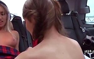 Hot and sweet teen hitchhiker slut picked-up and fucked