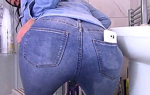 Pissing the same jeans 9 times without washing  