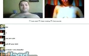 Fooling a chatroulette user with porn