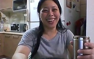 Skype slut miss z playing in kitchen