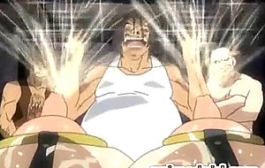 Shemale hentai maid with super huge boobs gets sucking