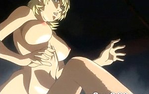 Shemale hentai standing fucked a busty tart