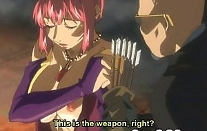 Shemale hentai standing fucked a busty tart