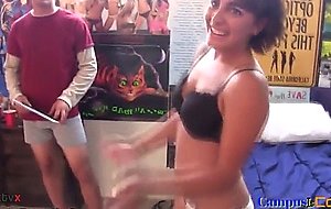Sexy college teen screwed deep in her pussy 