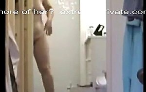 Moms hairy old  cunt on hidden camera  