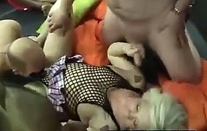 Amateur girls gangbang party