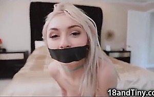 Small teen girl loves being facefucked!  