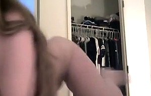 Hot white girl makes good use of a huge black cock