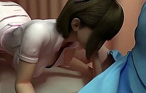 Japanse nurse really loves her patients